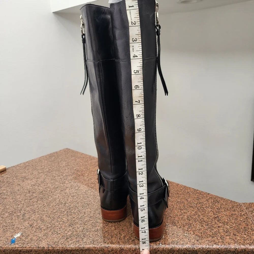 Dairy Boy Vibes Riding Jolene tall leather boots sz7 - Picture 6 of 10